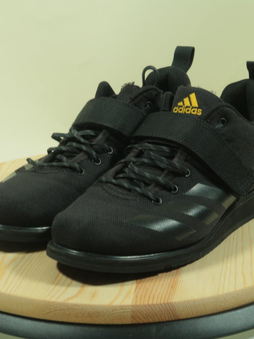 Adidas Powerlift 4 Shoes Mens 8 Black Orange Weightlifting FV6599